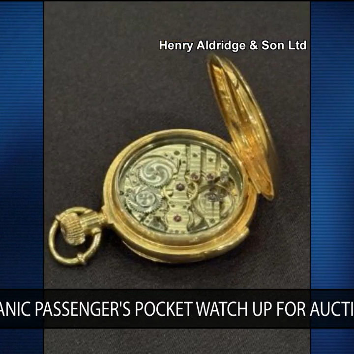 Pocket watch from the Titanic up for auction